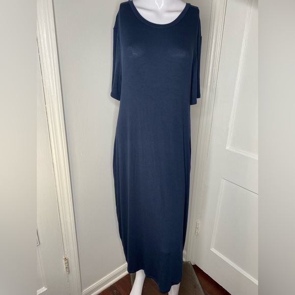UNIVERSAL STANDARD NWOT Nordstrom Elegant Navy Dress - Picture 1 of 11